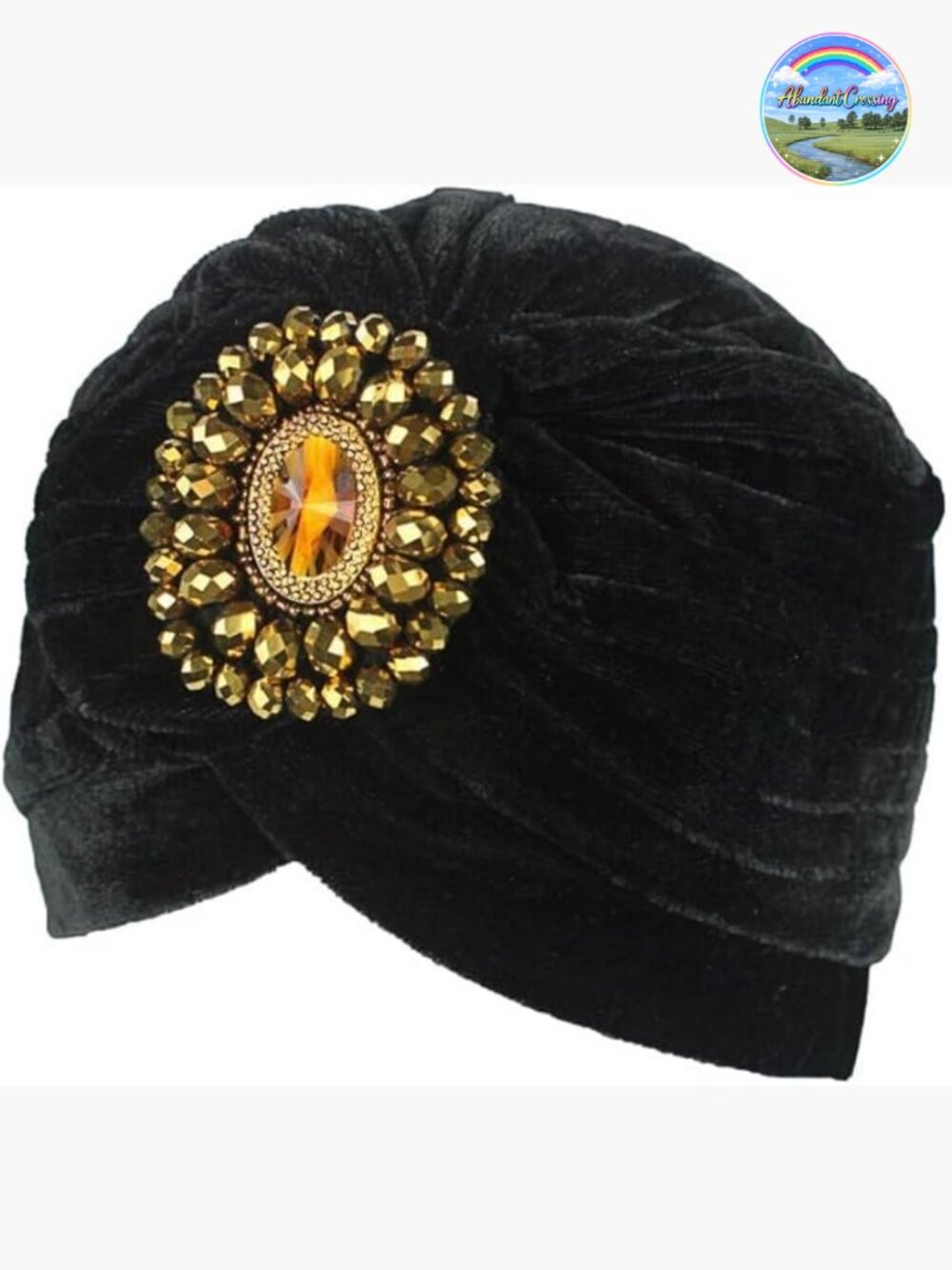 Twist Pleated Hair Wrap Stretch Turban - Soft Velvet Fashion Headwear